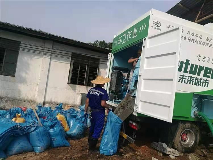 江津工业污泥压干处理
